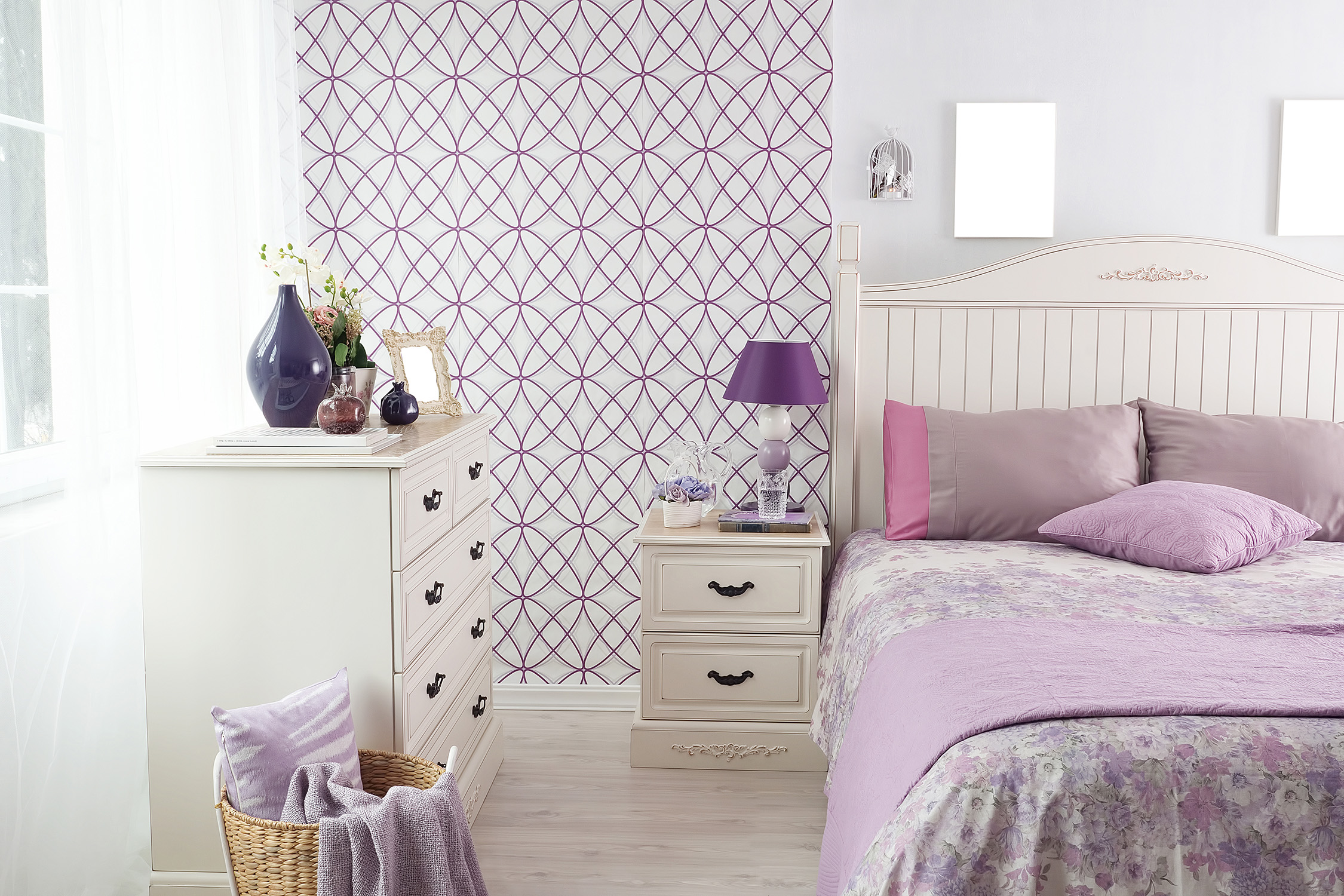 Calm Lavender Bedroom